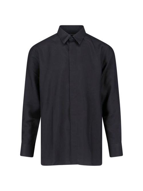 Men's Luxury Cupro Silk Shirt with Mother-of-Pearl Buttons