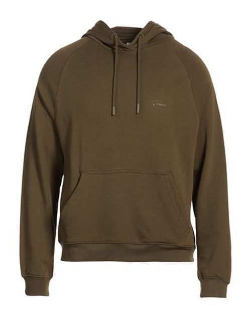 Man Sweatshirt Military green Size L Cotton