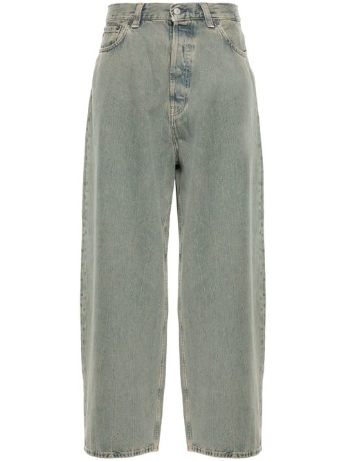Mid-rise wide-leg jeans - Blue