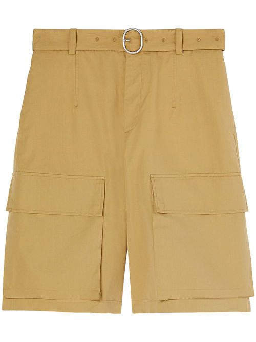 Belted shorts - Brown