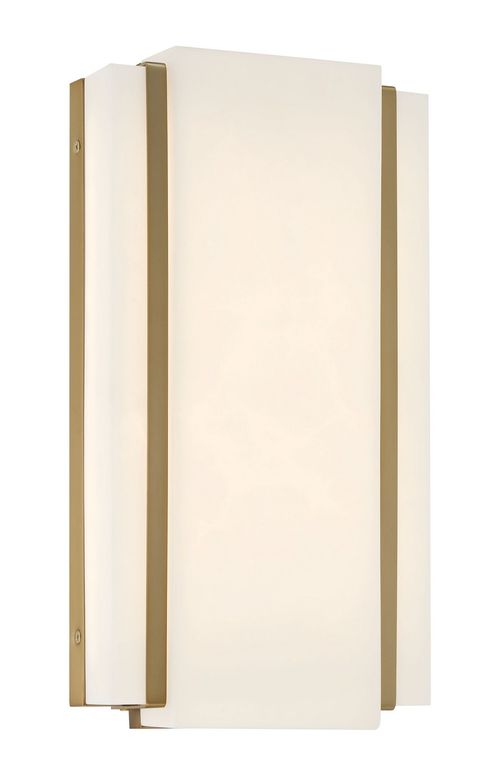 Soft Brass LED Wall Sconce from the Tanzac Collection
