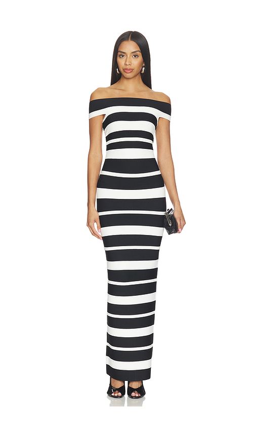 Herve Leger The Kiva Gown in Black,White. - M also in XXS