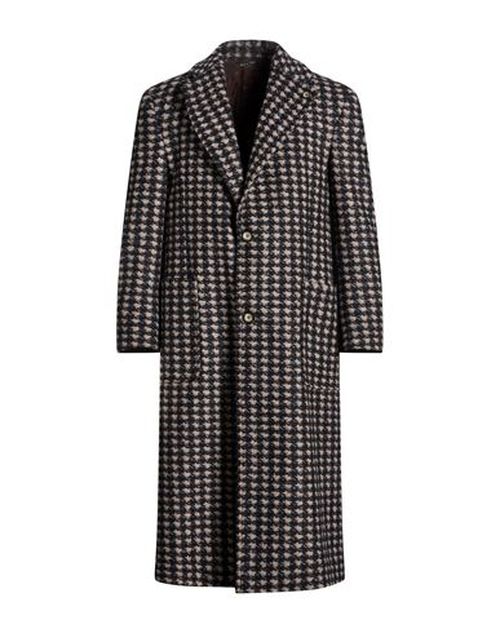Man Coat Black Size 36 Wool, Polyester
