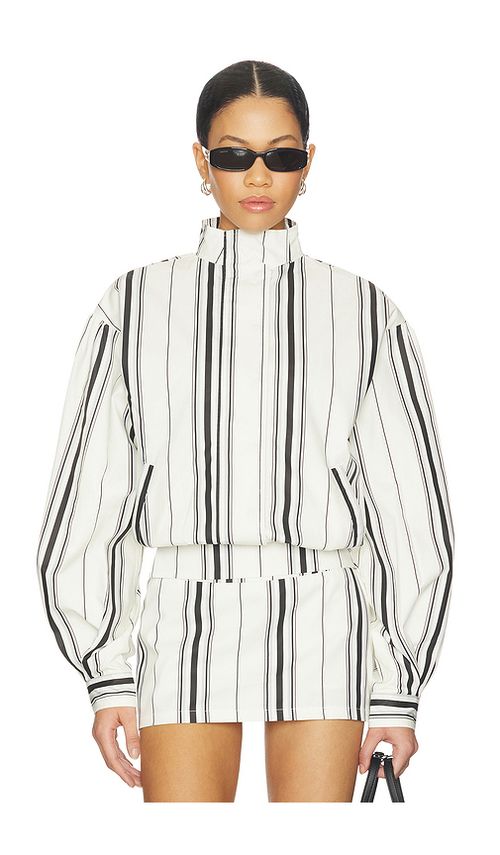 Yllw the label chaqueta stacy cotton boxy en color blanco L también en M, S