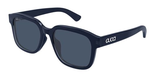 Gucci GG1798SA Asian Fit 004 Men's Sunglasses Blue Size 55