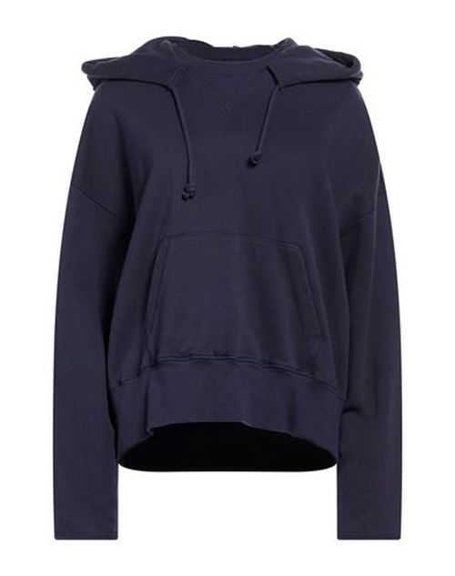 Woman Sweatshirt Blue Size S Cotton