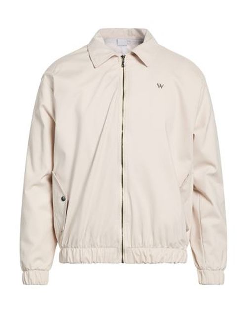 Man Jacket Beige Size L Cotton, Nylon, Elastane