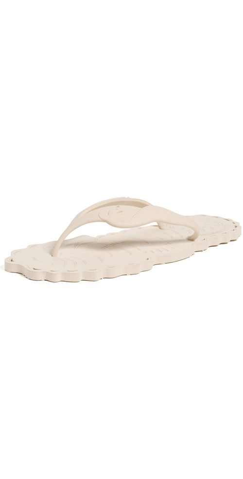 Seafoam Thong Sandals Milk