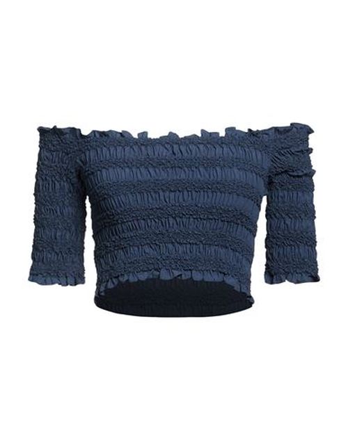 Woman Top Navy Size M Cotton