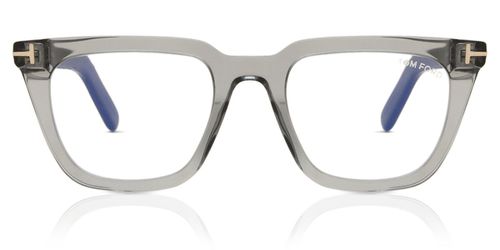 Tom Ford FT5963-B Blue-Light Block Men's Glasses, Clear, Size 50
