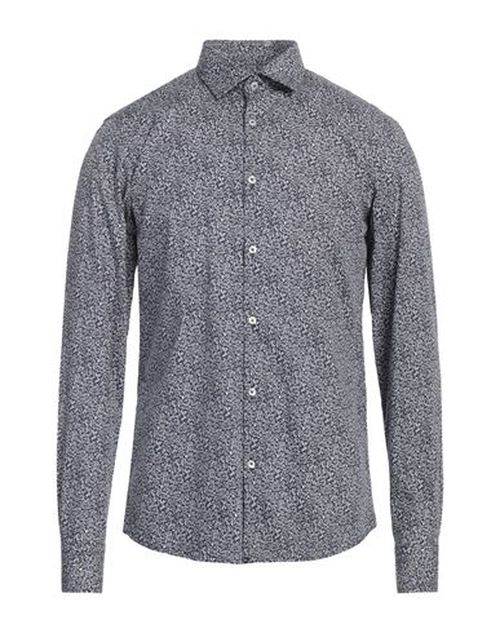 Man Shirt Navy Size 4XL Cotton