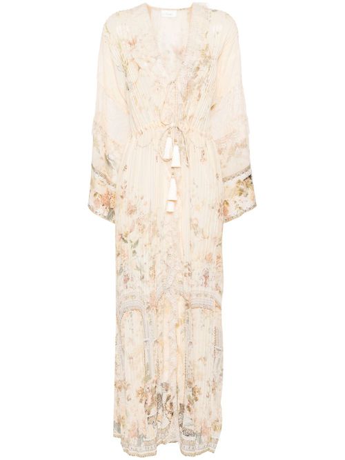 Adorned In Antiquity coat - Neutrals
