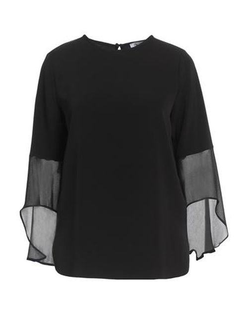 Woman Top Black Size XS Polyester, Elastane