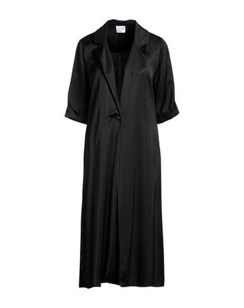 Woman Overcoat & Trench Coat Black Size 4 Viscose