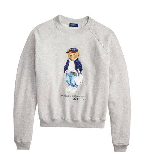 Grey Graphic Crew Neck Sweater