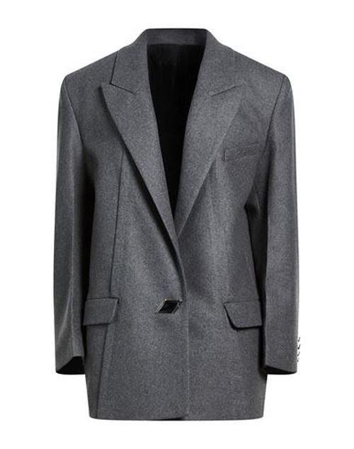 Woman Blazer Grey Size 2 Virgin Wool, Polyamide