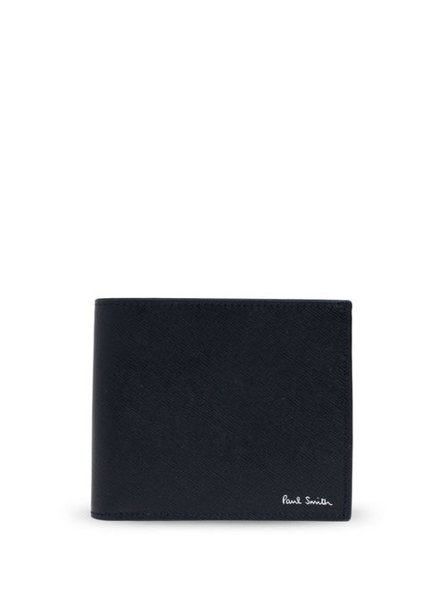 폴스미스 남성 Signature Stripe Balloon Mount Fuji-lined cardholder - Black M1A4832NMFUJI