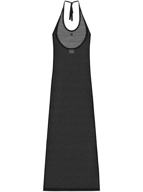 Halterneck Tank Dress — Black