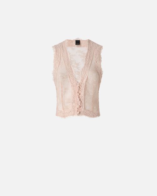 Valenciennes lace vest - 38