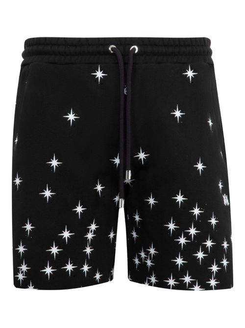 AMIRI Starbust Crystal sweatshort - Black