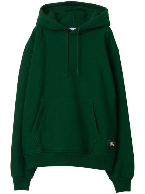 EKD drawstring cotton hoodie - Green