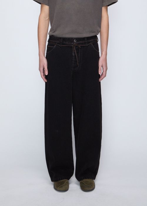 Baggy Denim Jeans — Black