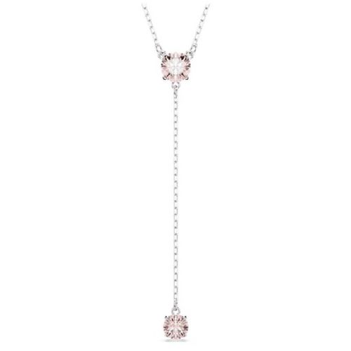 Attract Round-Cut Crystal Y Necklace
