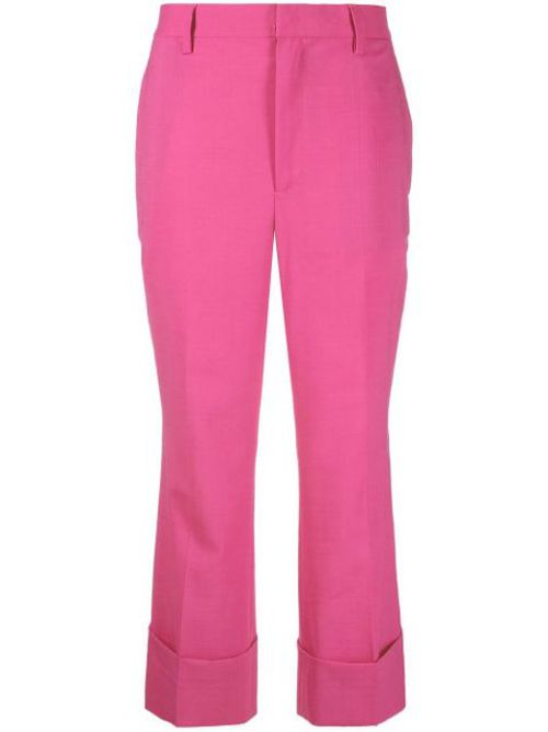 Cropped tailored trousers
