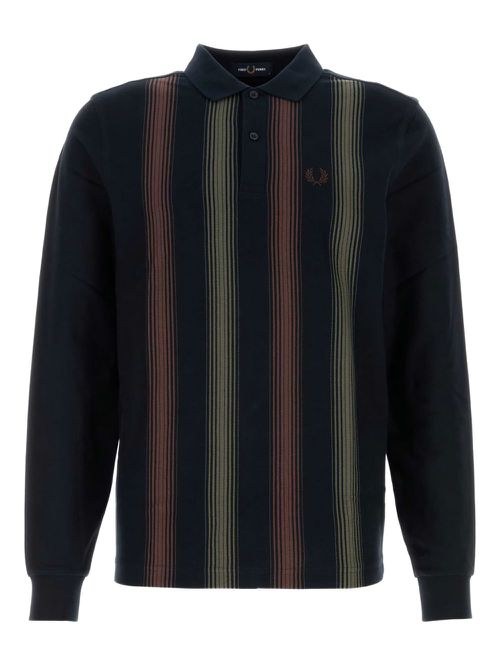 Fred Perry piqué polo shirt - Blue