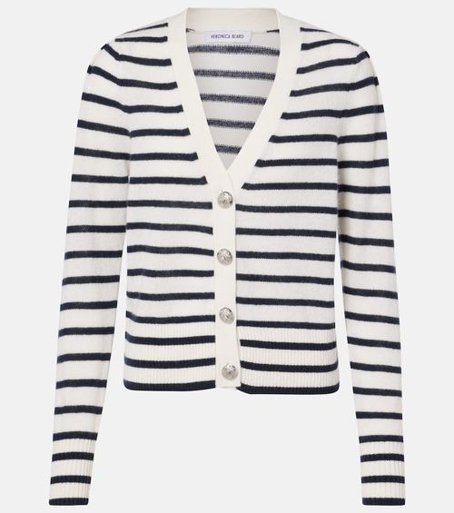 Solene striped cashmere cardigan