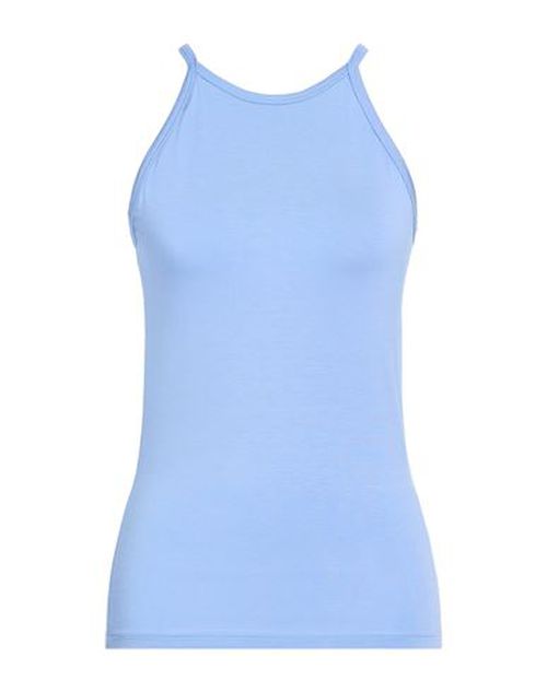 Woman Tank top Bright blue Size XS Viscose, Elastane