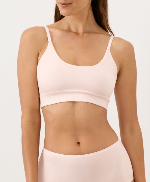 Women's Soft Pink Everyday Modern Scoop Bralette