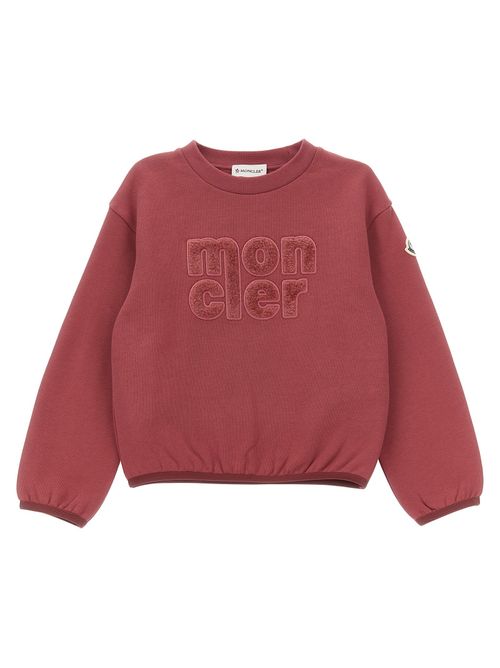 Teddy Logo Sweatshirt — Burgundy