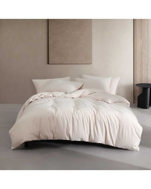 Modern Cotton Mélange Jersey Duvet Set