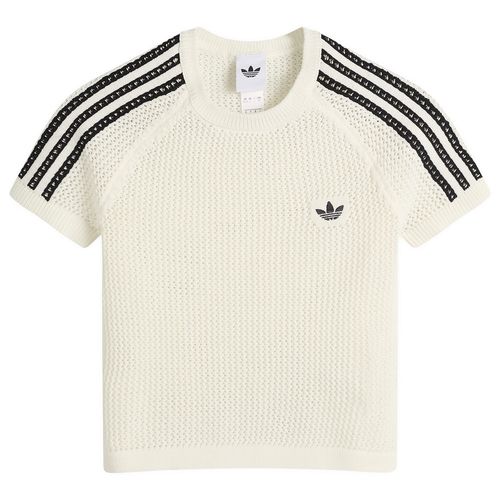 Women's Crochet T-Shirt Off White