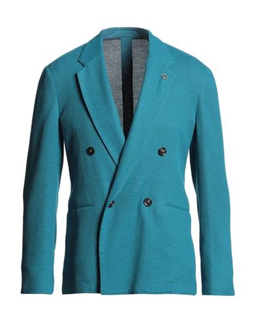 Man Blazer Deep teal Size 38 Wool