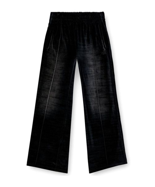 Faded velvet track pants