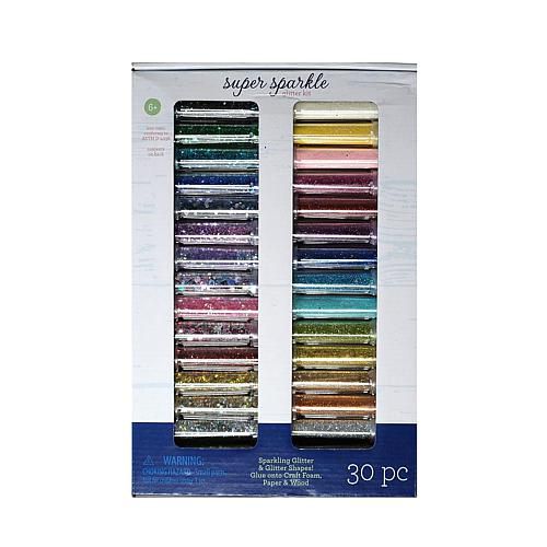 Super Sparkle Glitter Kit 30-piece