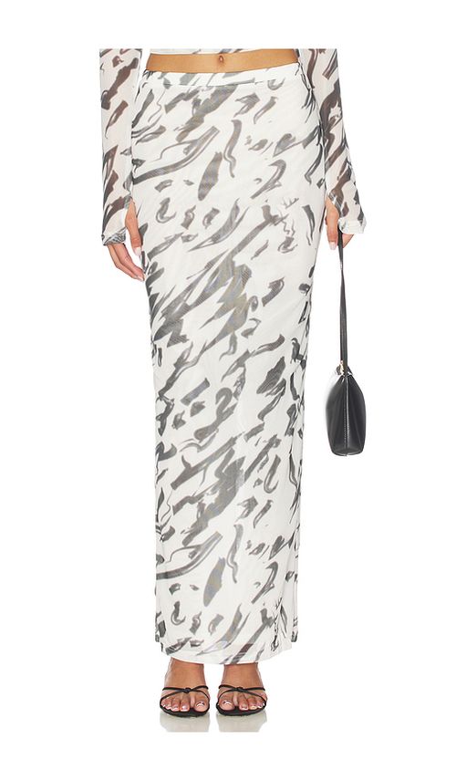 BY.DYLN Maddox Skirt in White. L. Also in S