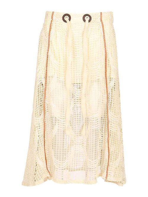 Mesh Midi Skirt