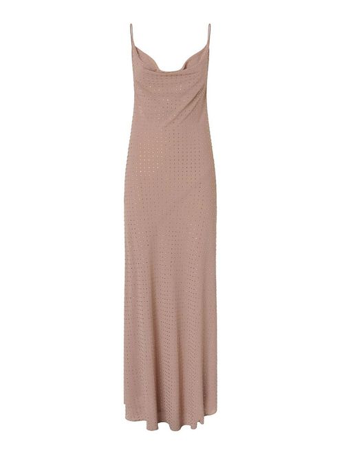 Farro Dress In Pink With Rhinestones