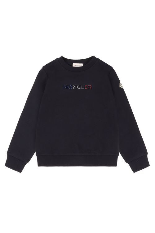 Embroidered Logo Cotton Sweatshirt