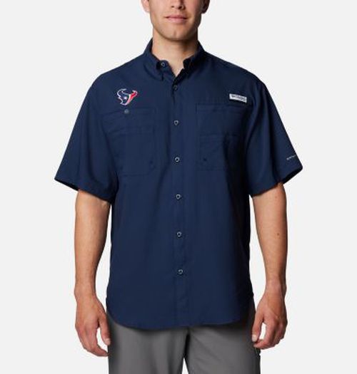 Men's PFG Tamiami  Short Sleeve Shirt - Houston Texans-