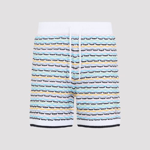 Tuck Stitch Bermuda Shorts for Men