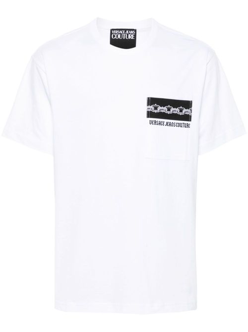 Logo-print cotton T-shirt - White