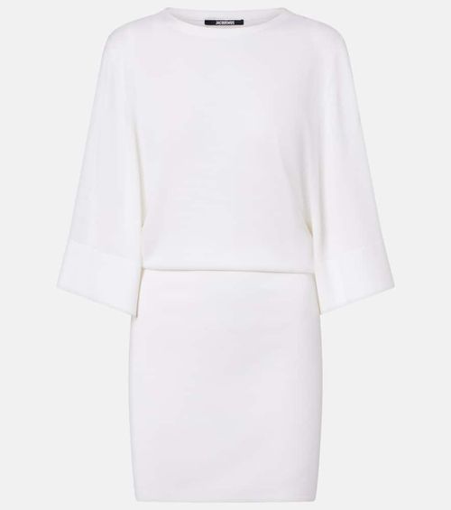 Mananco wool and silk minidress