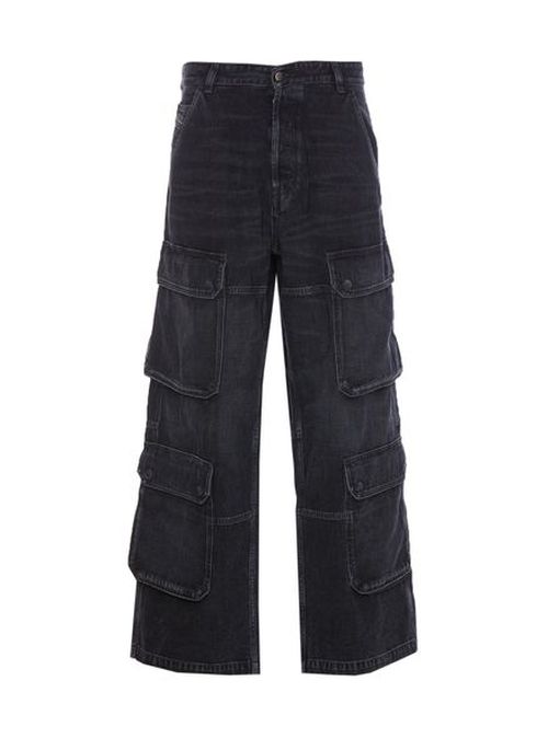 Diesel D-Touch-Cargo Relaxed Jeans