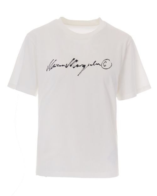 White Logo Crew Neck T-Shirt