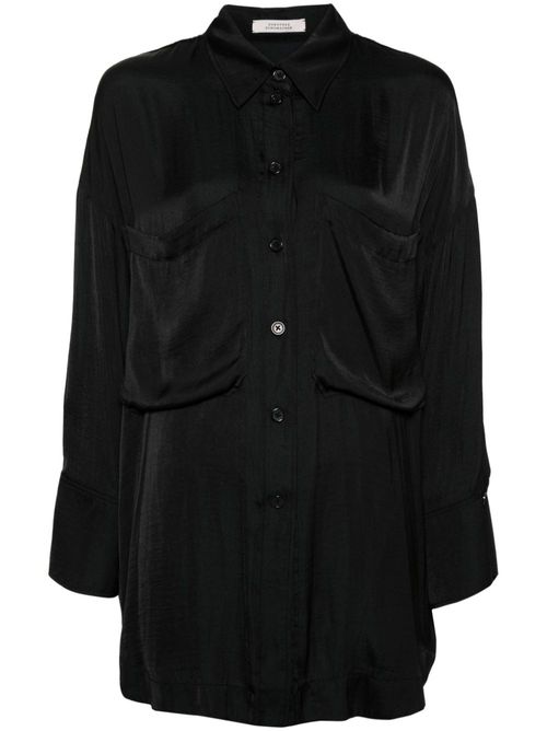 Fantasy satin shirt - Black