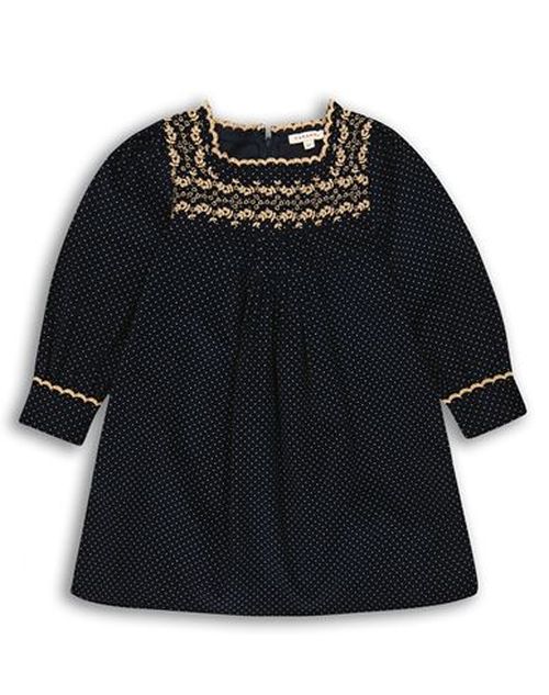 Kid Girl Kids' dress Midnight blue Size 10 Cotton